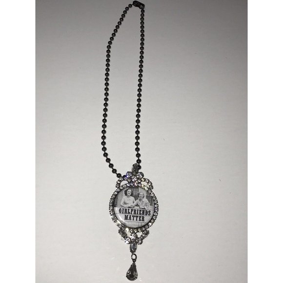 GIRLFRIENDS MATTER Adjustable Boutique Bling NECKLACE Costume Jewelry BFF Friend - Picture 8 of 13